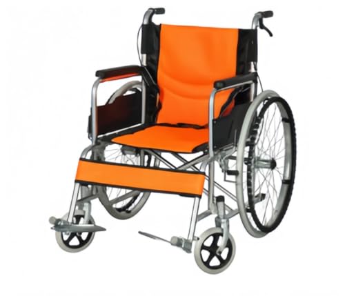 美和商事　介助式車椅子オレンジ色 軽量折りたたみ式 楽天市場】【楽天ランキング1位入賞】折り畳み車椅子 軽量 コンパクト